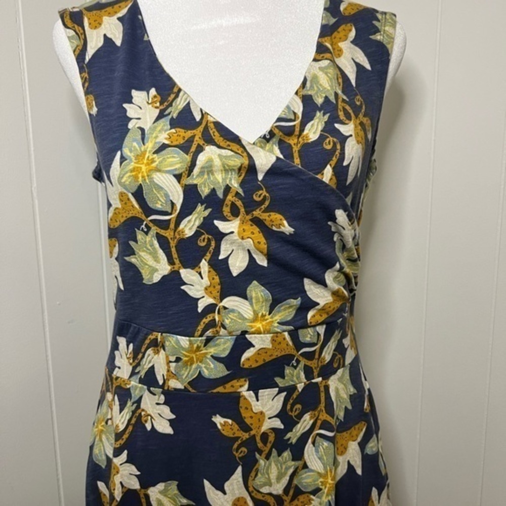 Patagonia Floral Print V Neck Dress Women's Size Small - Picture 2 of 7